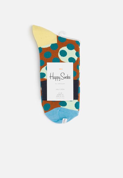 Happy Socks - Dots dots dots 1/2 crew sock - multi