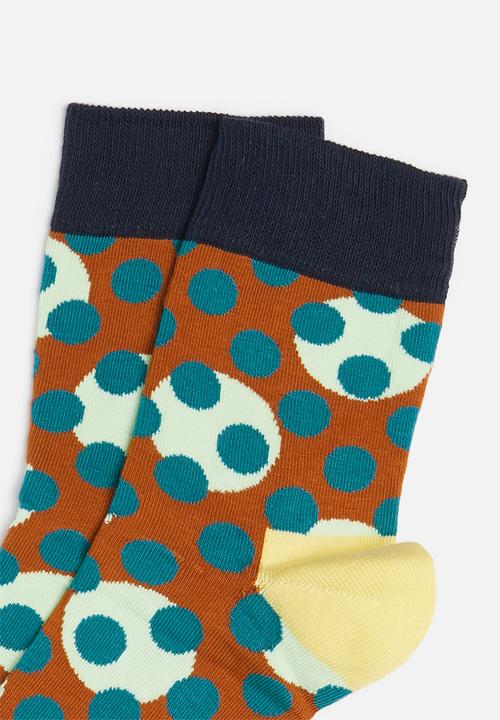 Happy Socks - Dots dots dots 1/2 crew sock - multi