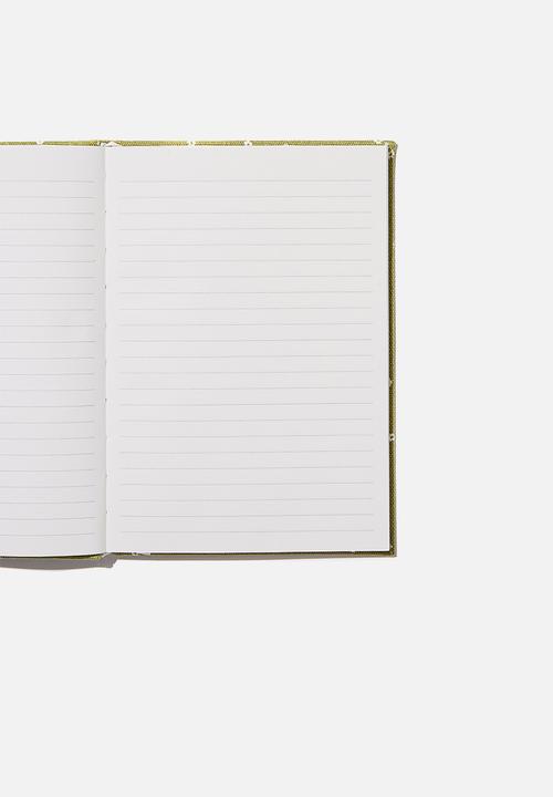 Typo - A5 oxford notebook - micro daisy tussock