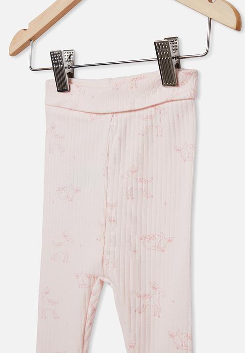 Cotton On - Organic newborn legging - multi