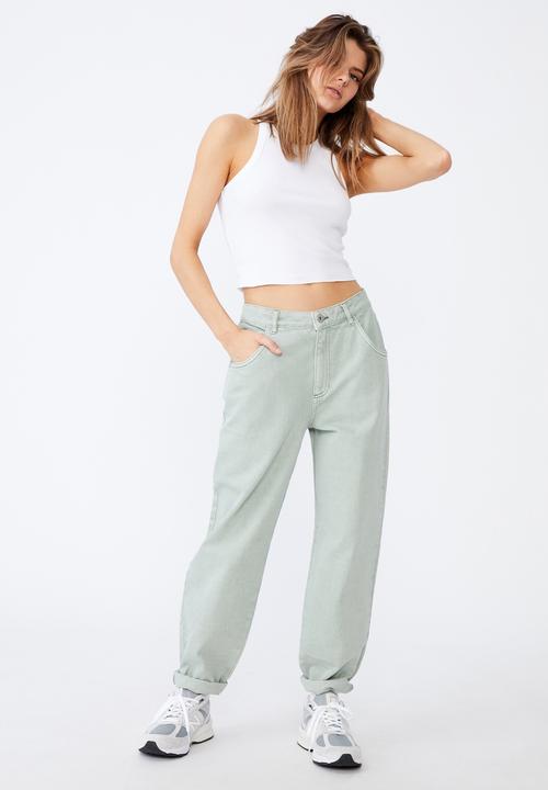Factorie - Slouchy jean - sage green