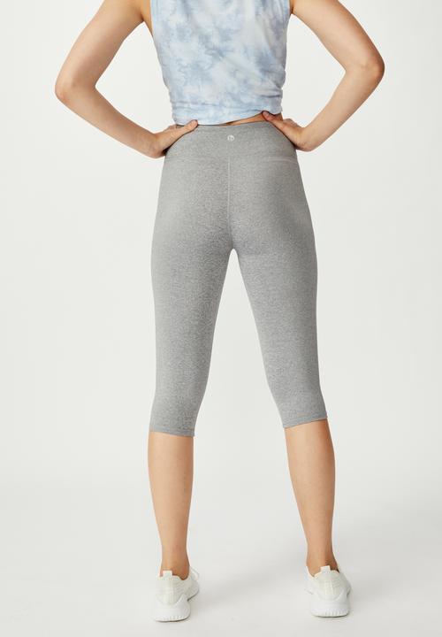 Cotton On - Active capri tight - charcoal marle