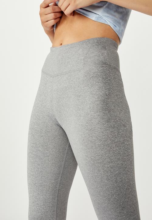 Cotton On - Active capri tight - charcoal marle