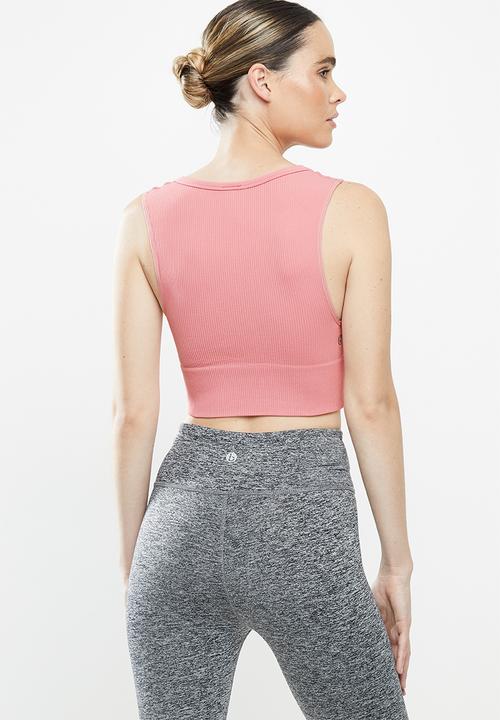 Cotton On - Lifestyle seamless longline vestlette - pink