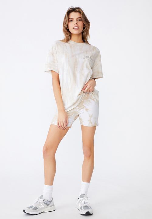 Factorie - Super relaxed graphic tee - neutral