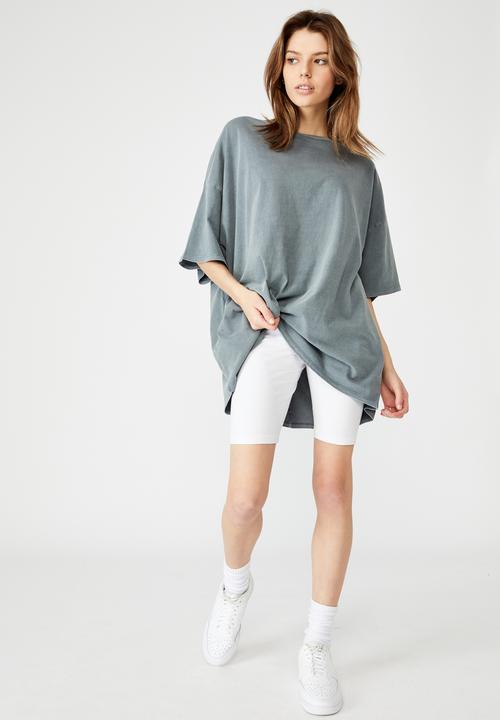Factorie - T-shirt dress - washed grey