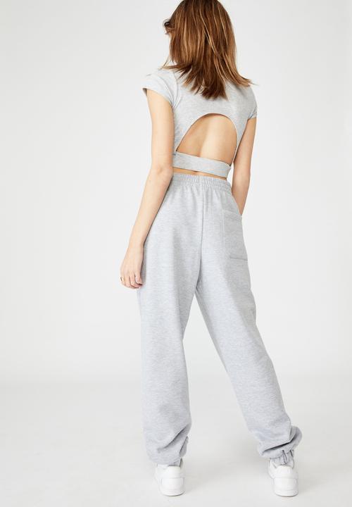 Factorie - Super slouchy trackpant - grey 