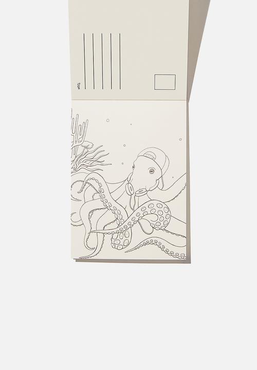 Typo - Artists assistant post card - animals more than people