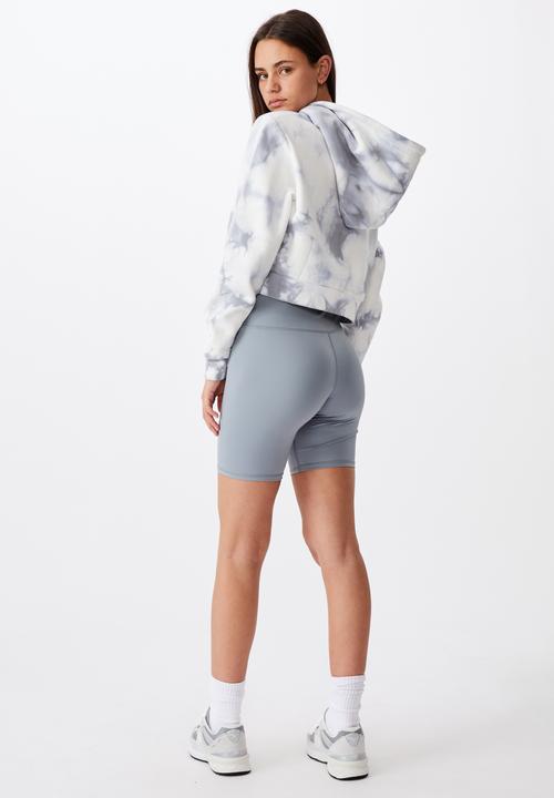 Factorie - High waisted elevated bike short - fog grey