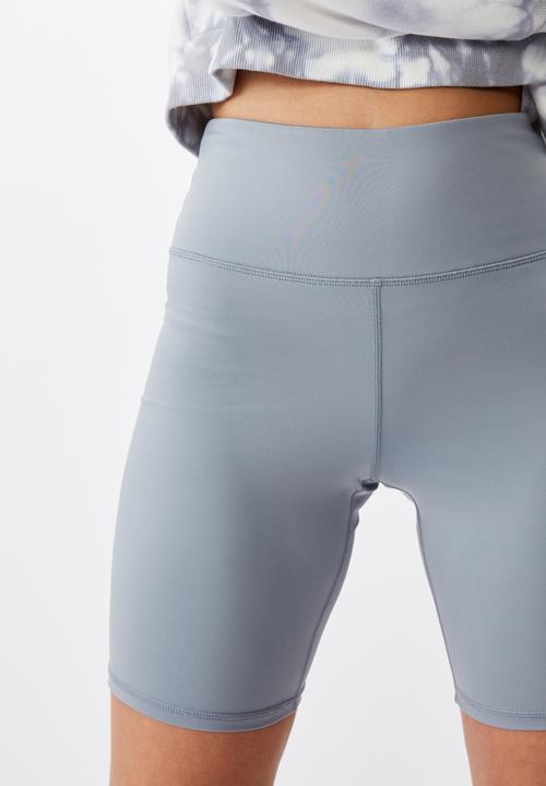 Factorie - High waisted elevated bike short - fog grey