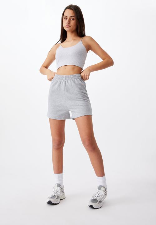 Factorie - Hype fleece short - grey 