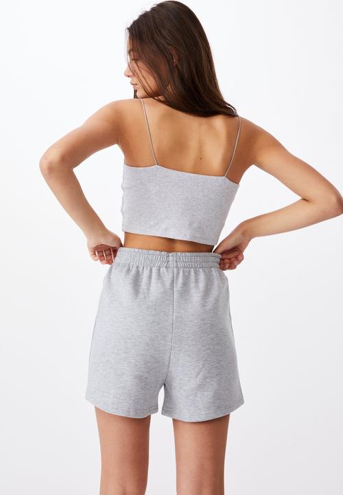 Factorie - Hype fleece short - grey 