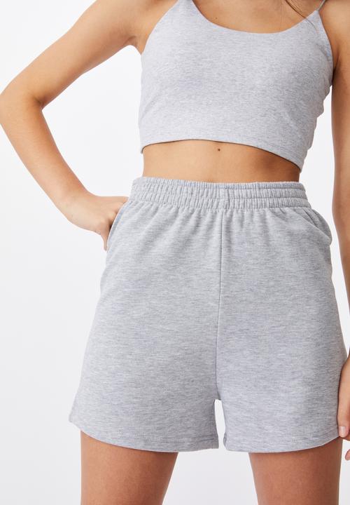 Factorie - Hype fleece short - grey 