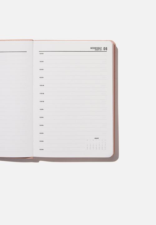 Typo - 2021 a5 daily buffalo diary - pink