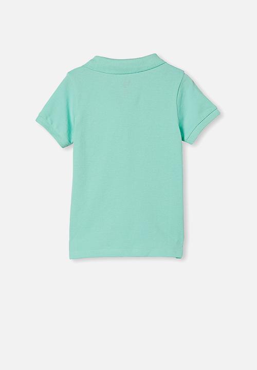 Cotton On - Kendricks polo - mint breeze/smile