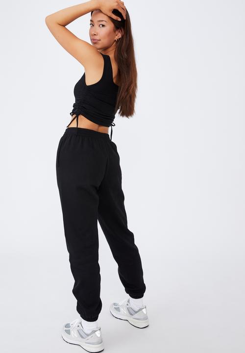 Factorie - Ruched side seam tank - black