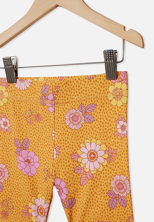 Cotton On - Hailey bike short - papaya retro floral