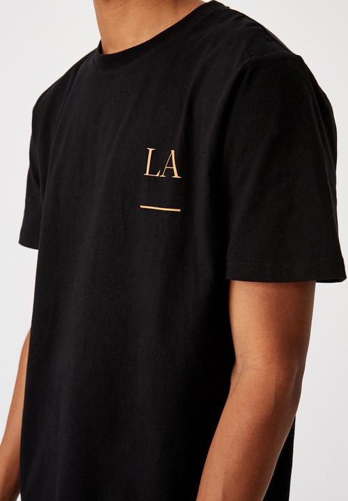 Cotton On - La simple tbar street T-shirt - black