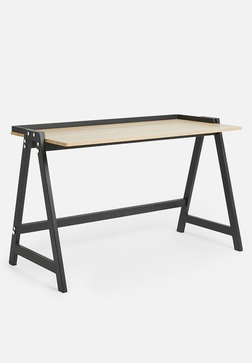 Sixth Floor - Studio desk - natural & black