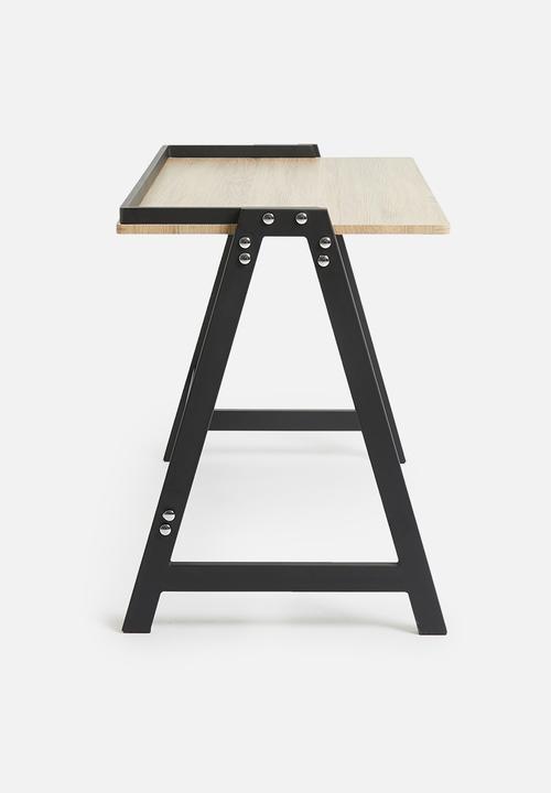 Sixth Floor - Studio desk - natural & black