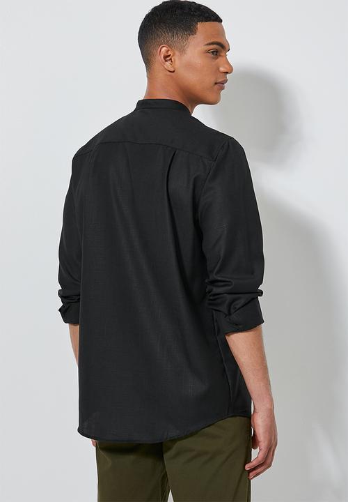 Superbalist - Lee regular fit long sleeve tunic - black