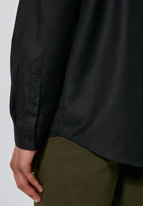 Superbalist - Lee regular fit long sleeve tunic - black