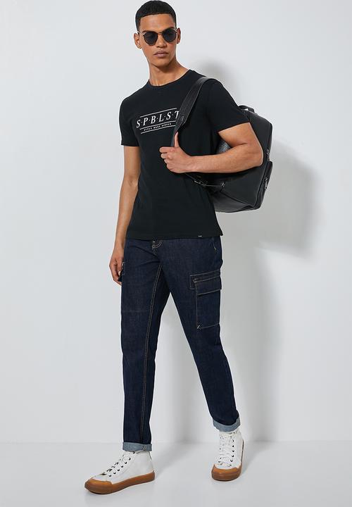 Superbalist - Logo crew neck tee - black