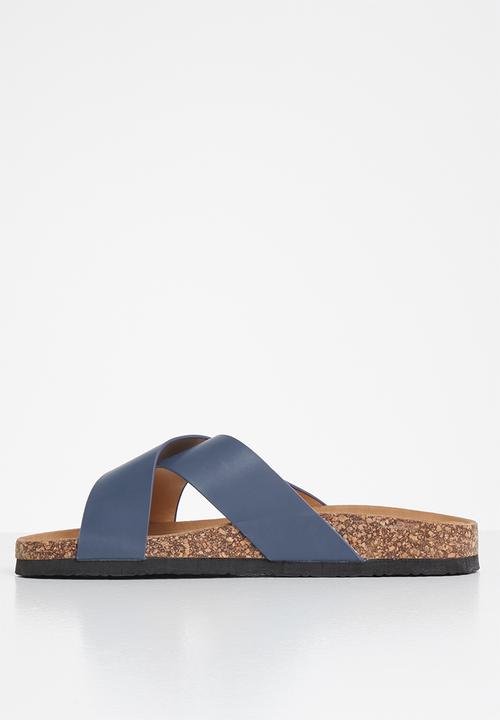 Jada - Criss-cross slide - navy