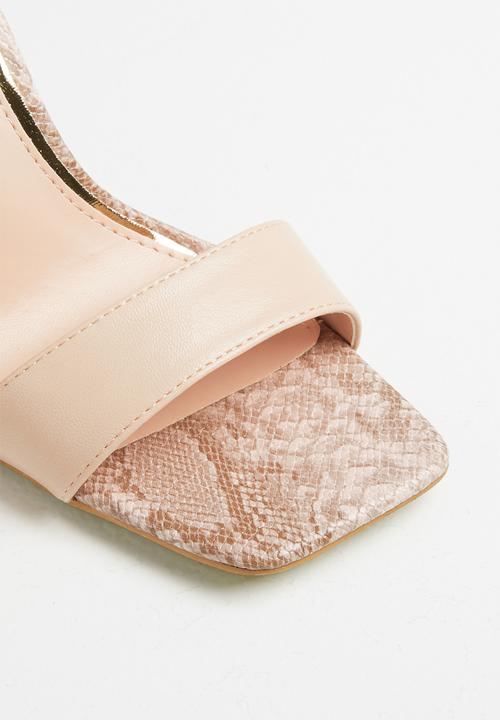 Jada - Ankle strap heel - neutral