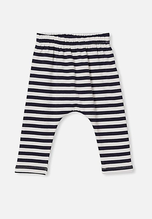 Cotton On - The legging -stripe navy blazer/vanilla
