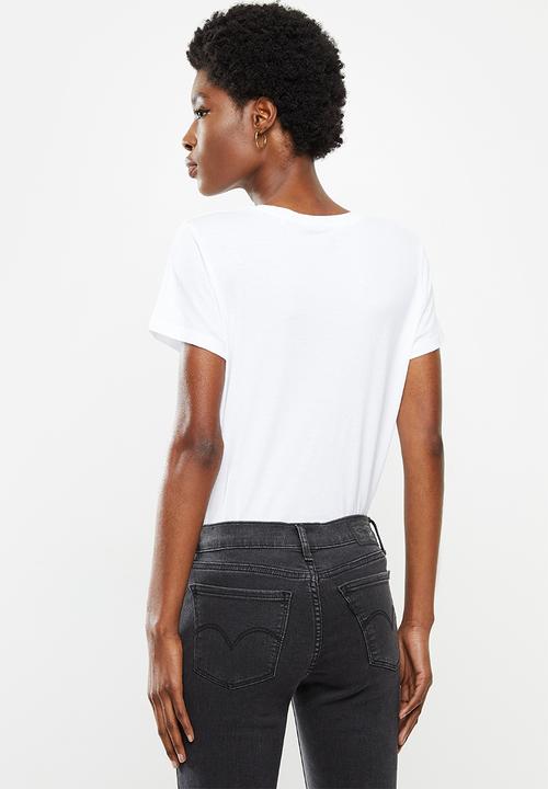 Levi’s® - The perfect tee neon varsity logo - white