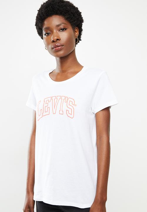 Levi’s® - The perfect tee neon varsity logo - white