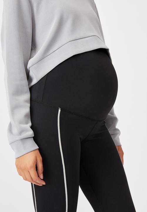 Cotton On - Maternity love you a latte 7/8 tight - black