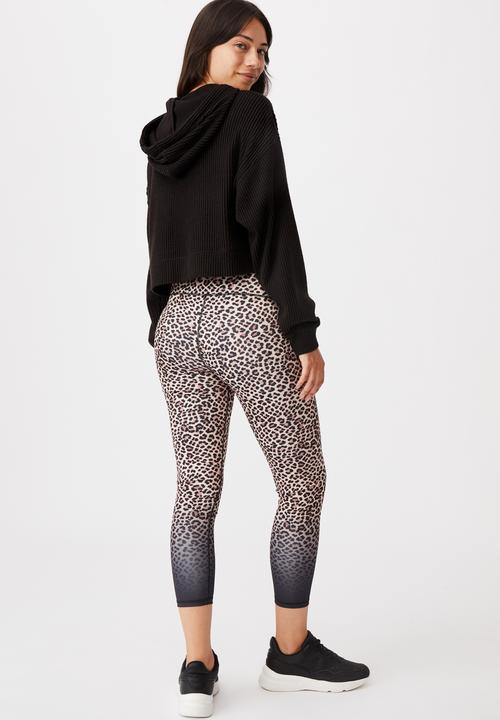 Cotton On - Maternity love you a latte 7/8 tight - animal ombre