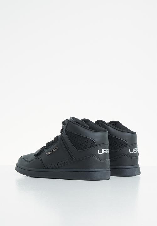 UrbanArt - Conti leather hi-top sneakers - black