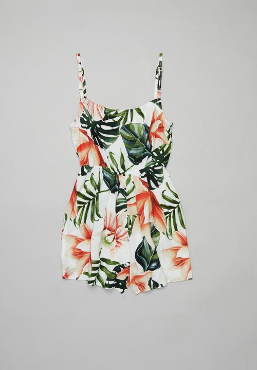 Superbalist - Tweens viscose playsuit - multi 