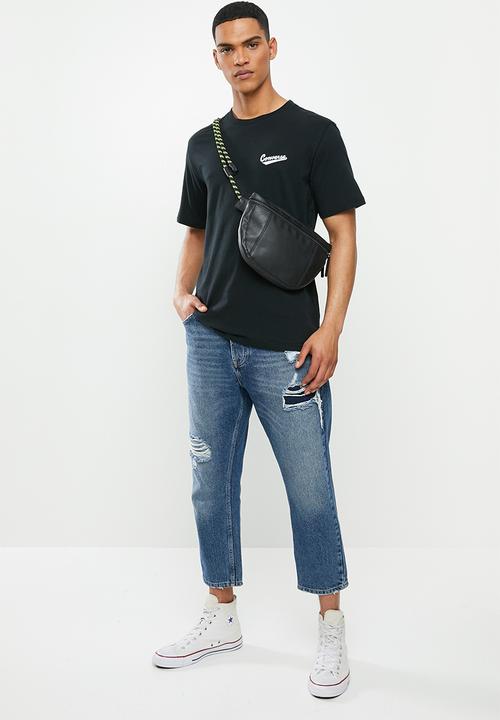 Converse - Converse left chest logo tee - black