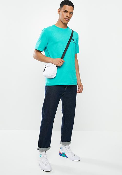 Converse - Converse left chest sc short sleeve tee - light blue