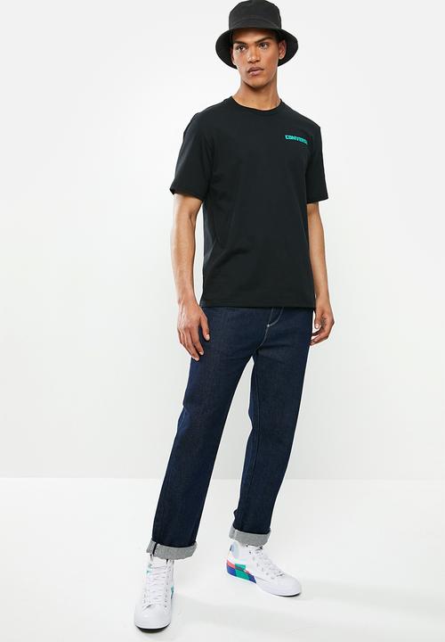 Converse - Converse mountain club moon short sleeve tee - black