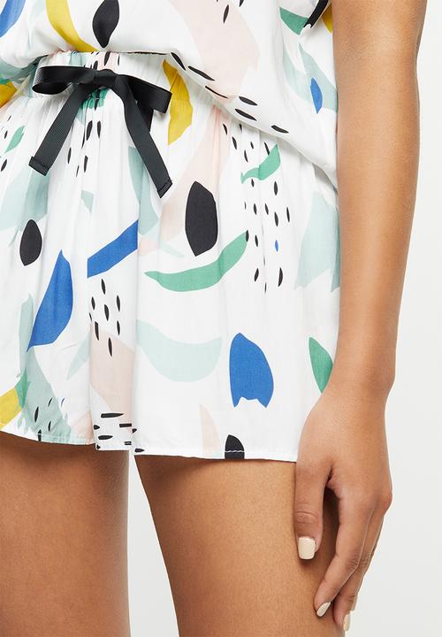 Superbalist - Sleep cami & shorts - multi