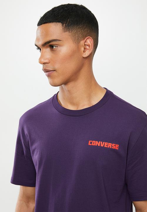 Converse - Converse mountain club moon short sleeve tee - purple