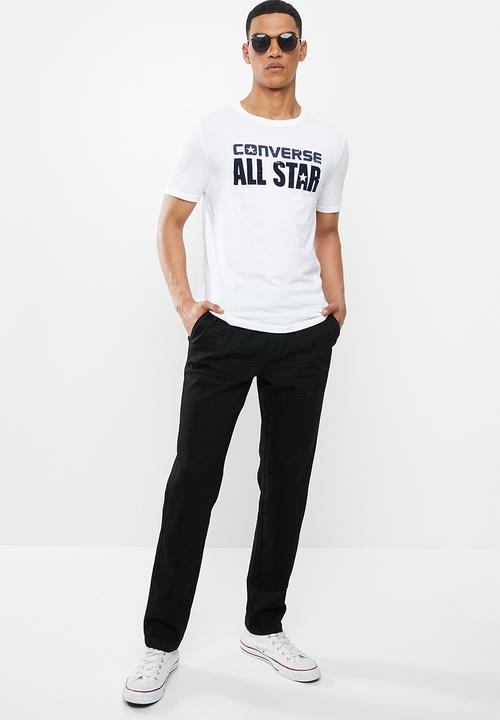 Converse - Heritage graphic tee - white