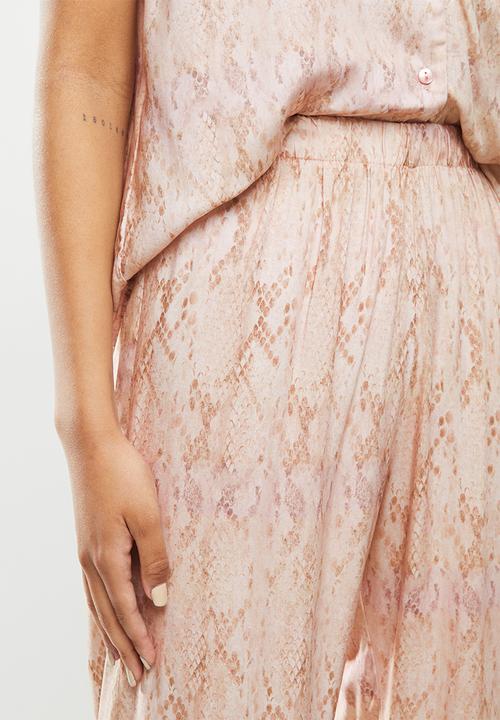 Superbalist - Sleep shirt & pants set - snake print