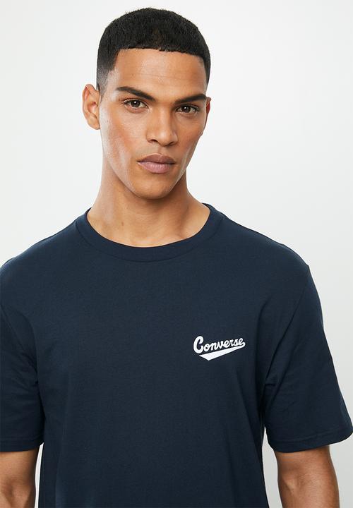 Converse - Converse left chest logo tee - navy