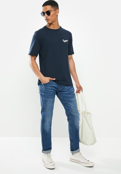 Converse - Converse left chest logo tee - navy