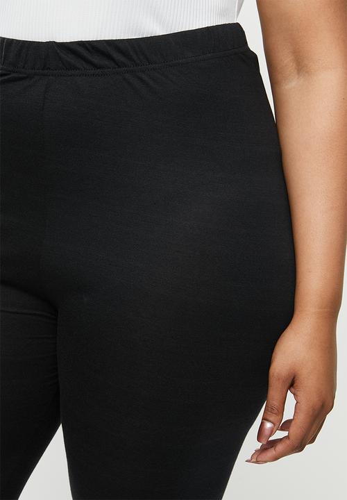 Missguided - Plus 2 pack full length legging - black