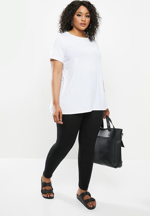 Missguided - Plus 2 pack full length legging - black
