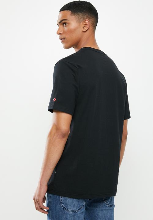 Converse - Converse photo fill star chevron tee - black