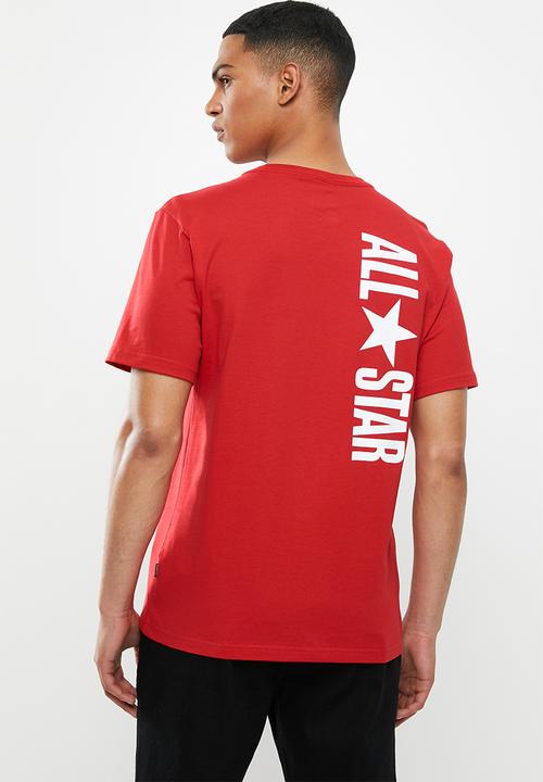 Converse - Converse all star short sleeve tee - red