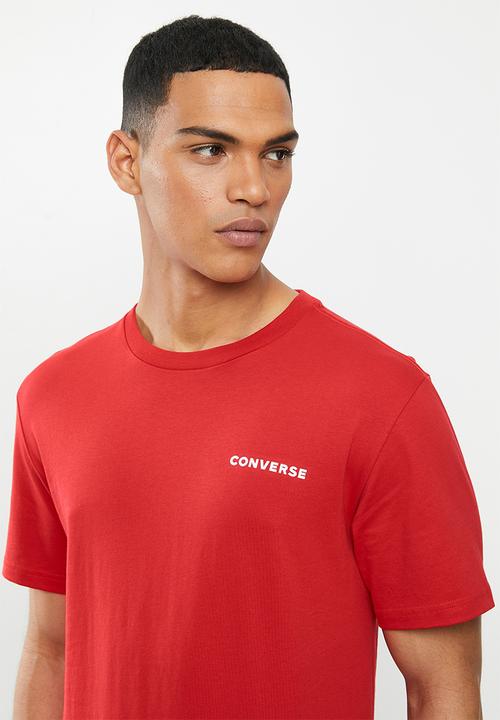Converse - Converse all star short sleeve tee - red